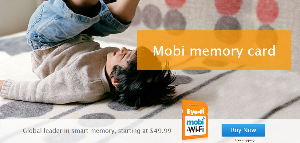 Eye-Fi Mobi: карта памяти для быстрой передачи фотографий с камеры на iPhone и iPad
