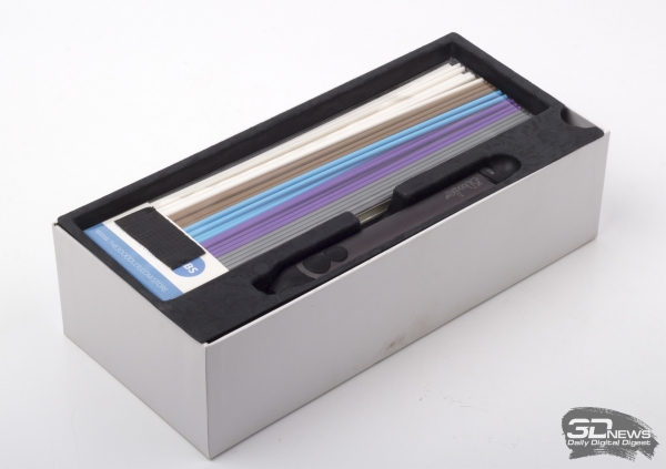 3D-ручка 3Doodler и разноцветные стержни ABS-пластика
