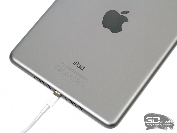 Apple iPad mini 3 – интерфейс Lightning
